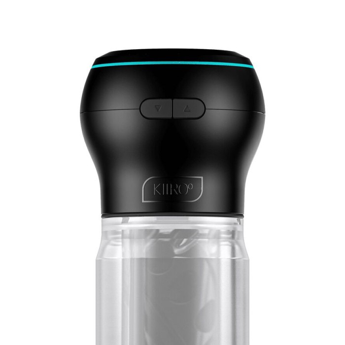 Мастурбатор Kiiroo Feel Pocket Crystal зі всмоктувальною інтерактивною насадкою PowerBlow Combo Set