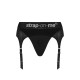 Трусы для страпона с подвязками для чулок Strap-On-Me REBEL HARNESS - XS