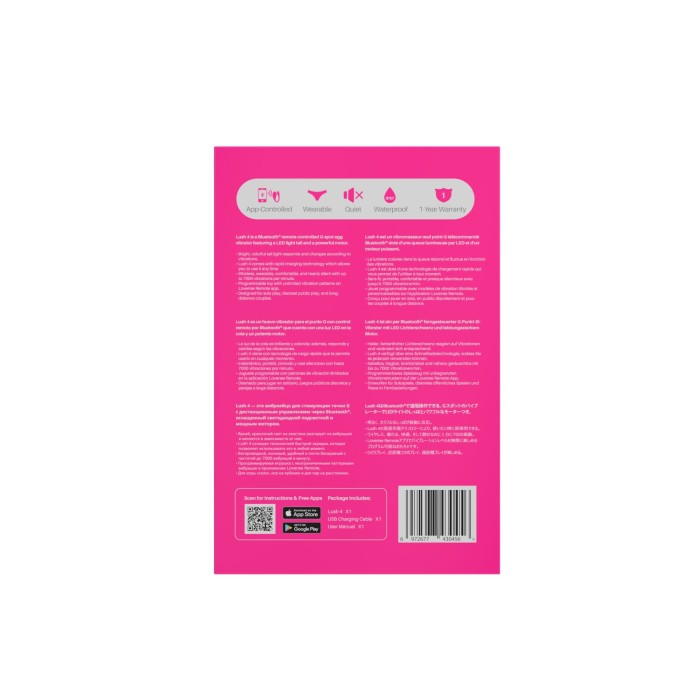 Смарт-виброяйцо Lovense Lush 4