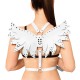 Жіноча портупея Art of Sex - Wings біла XS-M, екошкіра