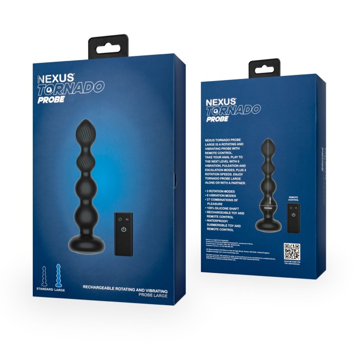 Анальный вибратор Nexus Tornado Probe Edition Large