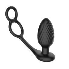 Анальная вибропробка Nexus Tornado Cock and Ball Ring